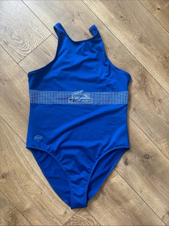 Lacoste Other - Lacoste Blue Athletic One-Piece Swimsuit